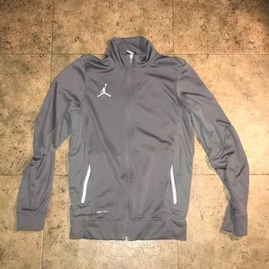 Dri-Fit Jordan Grey Zip-Up